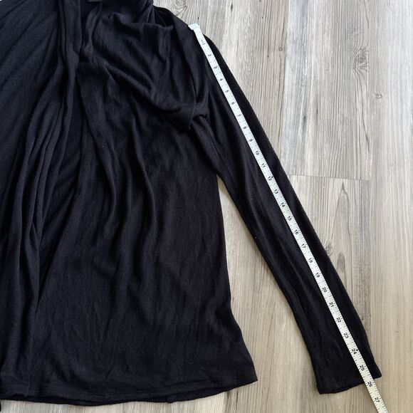THE ROW Knightsbridge Open Front Light weight Cardigan Black - Small ($450) - Picture 8 of 12